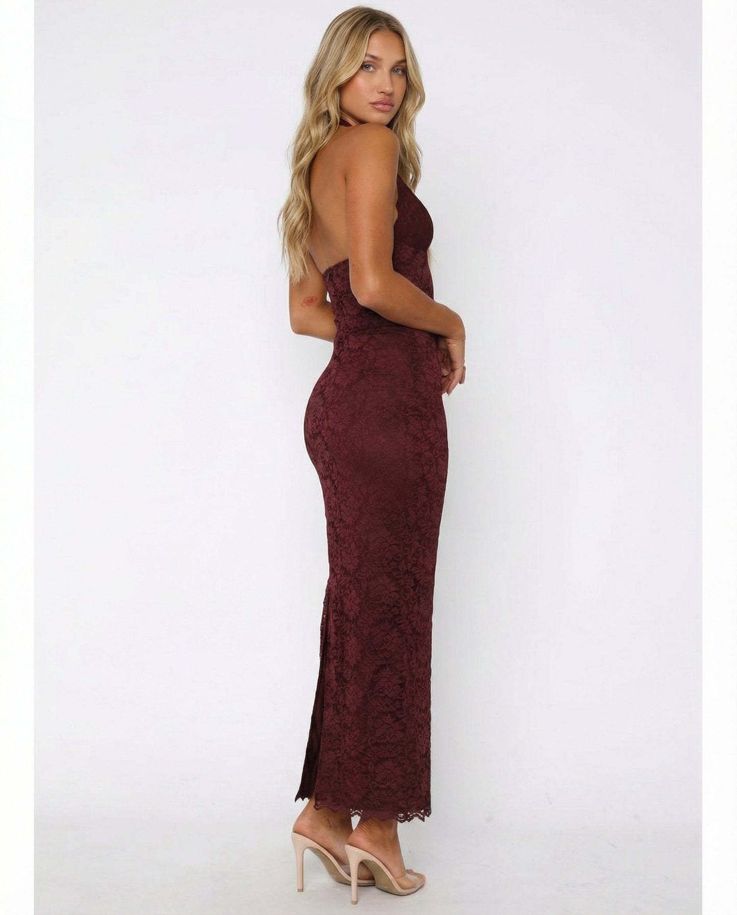 ARVEN | Lace Me Maxi Dress