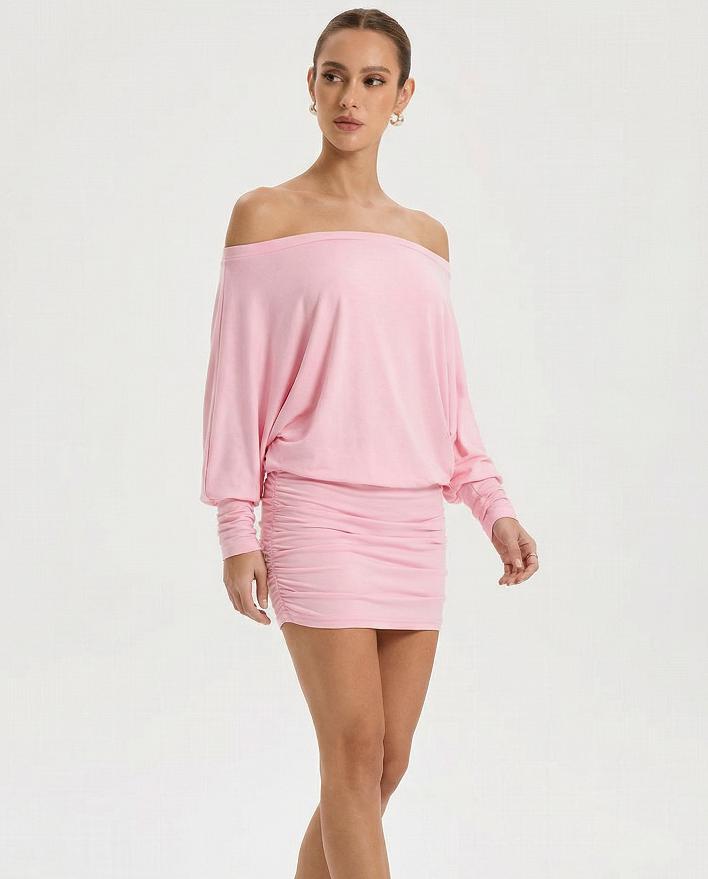 ARVEN | SOLA Ruched Mini Dress