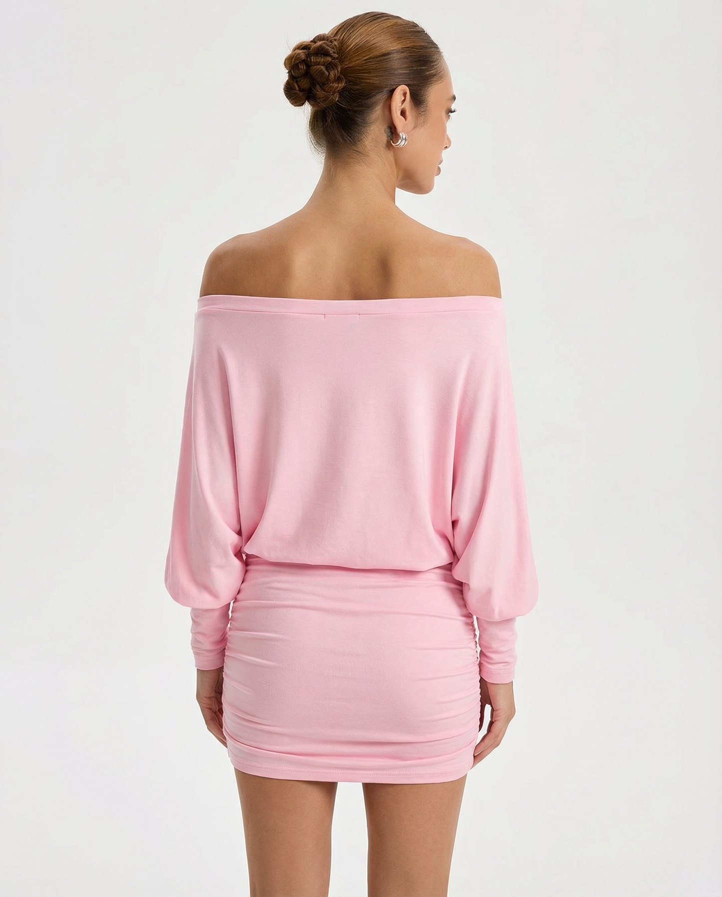 ARVEN | SOLA Ruched Mini Dress