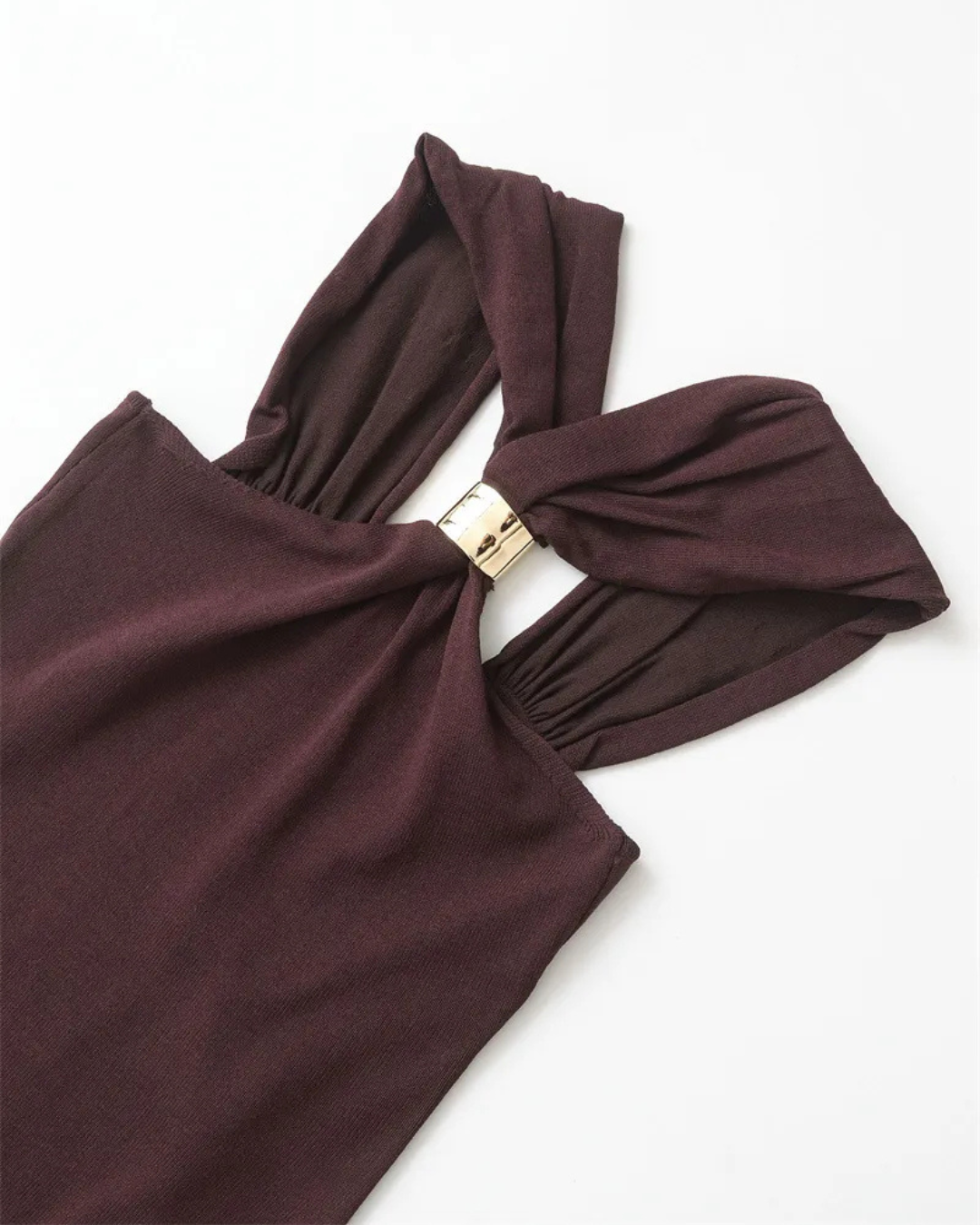 ARVEN | Mocha Halter Top