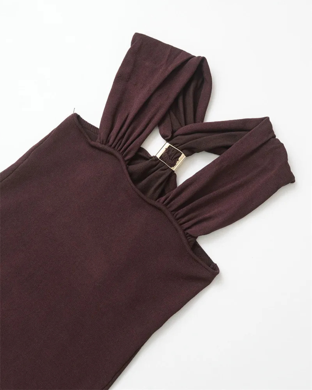 ARVEN | Mocha Halter Top
