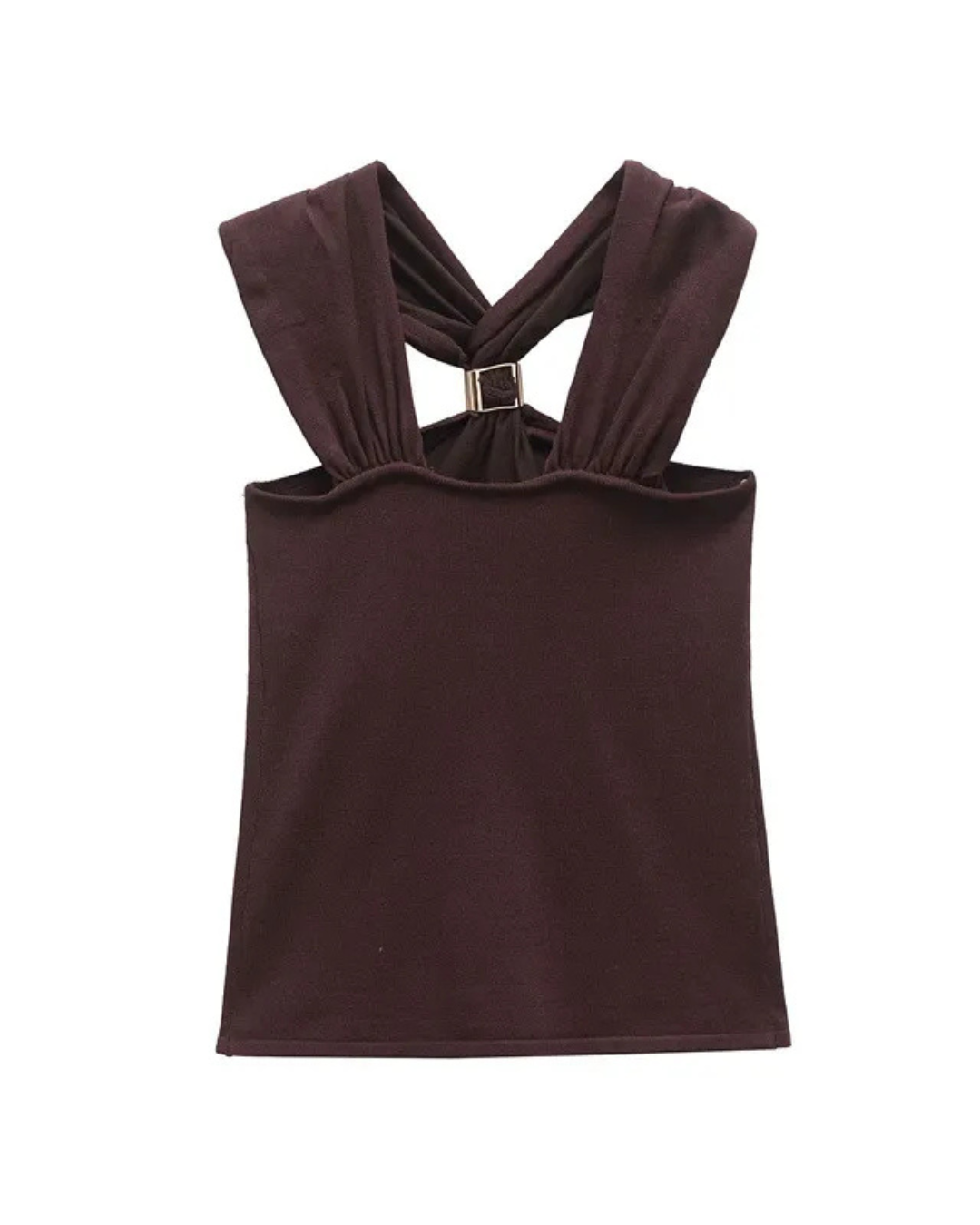 ARVEN | Mocha Halter Top