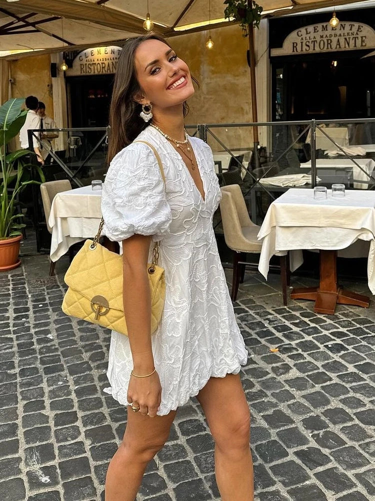 ARVEN | Puff Mini Dress