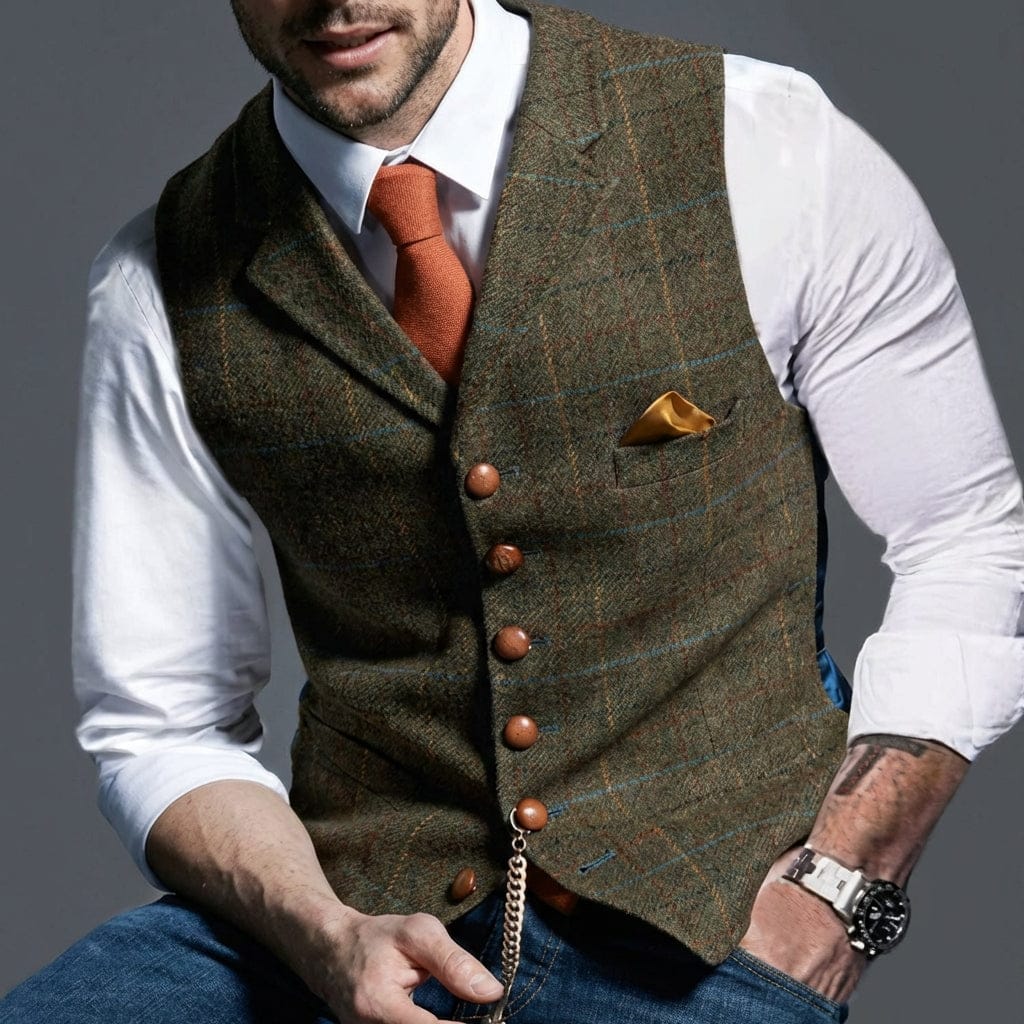 Arven Tweed Vest