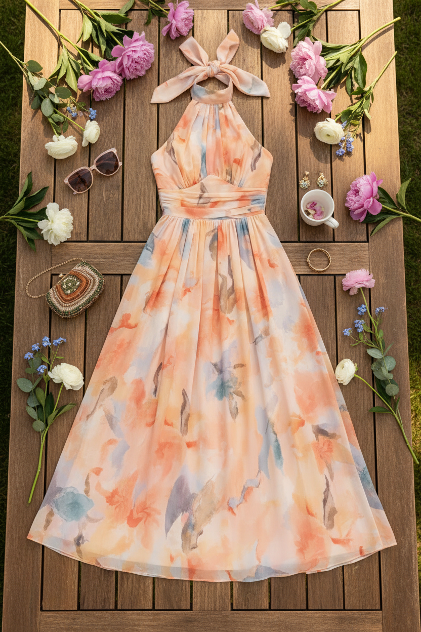 Arven | Halter Neck Dress